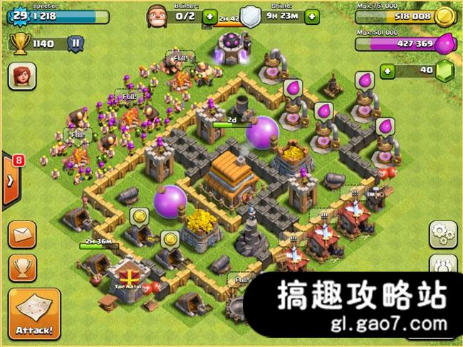 clash of clans《部落冲突》5本防守阵型布局参考图12