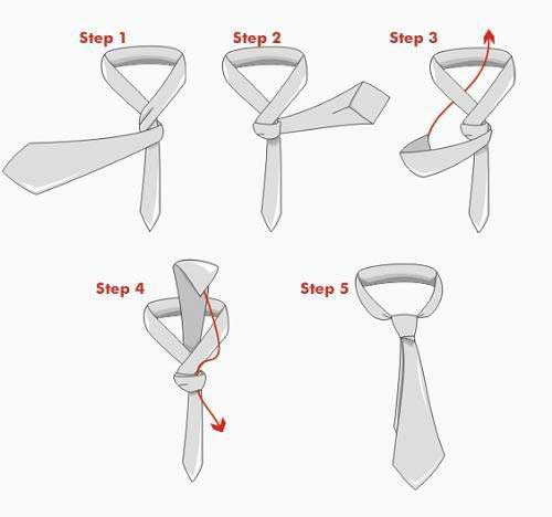 七种常见的领带打法图解