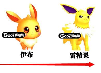 (伊布——雷精灵)