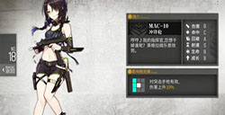 少女前线MAC-10冲锋枪公式与建造时间介绍