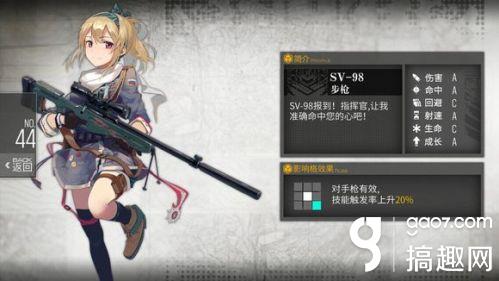 少女前线SV-98步枪公式与建造时间介绍 少女前线公式一览_全枪娘建造公式制造时间汇总