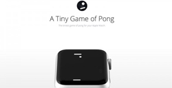 世界上第一款家用电子游戏《Pong》移植进AppleWatch