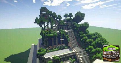 我的世界空中花园怎么做仿古巴比伦空中花园建筑展示 搞趣网